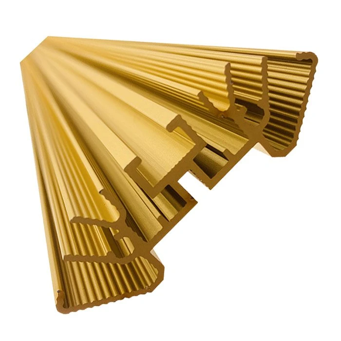 Gold Anodized extruded heat sink.jpg